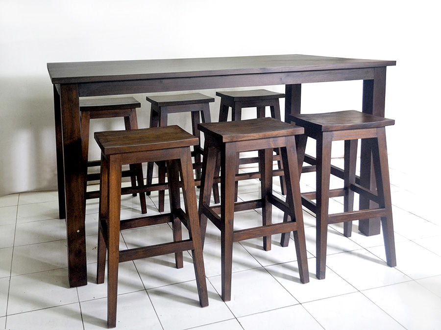Communal dining furniture custom made for Singaporean clients