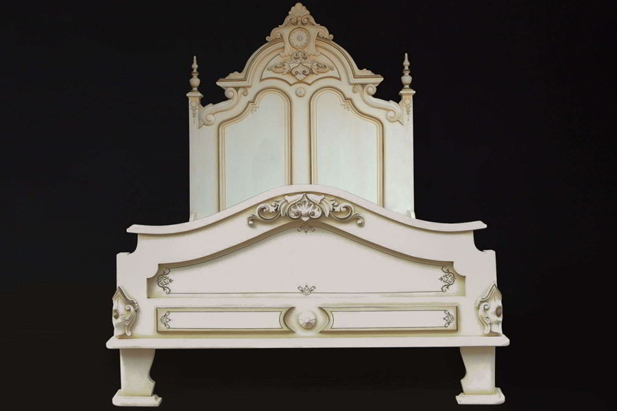 Foot board detail view