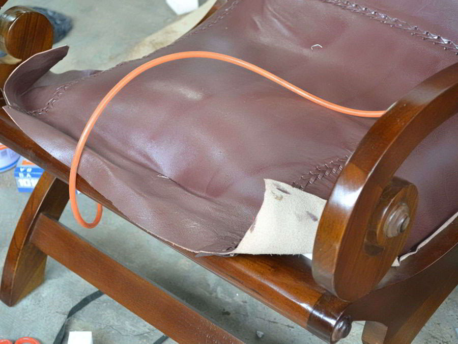 Solid wood chair frame